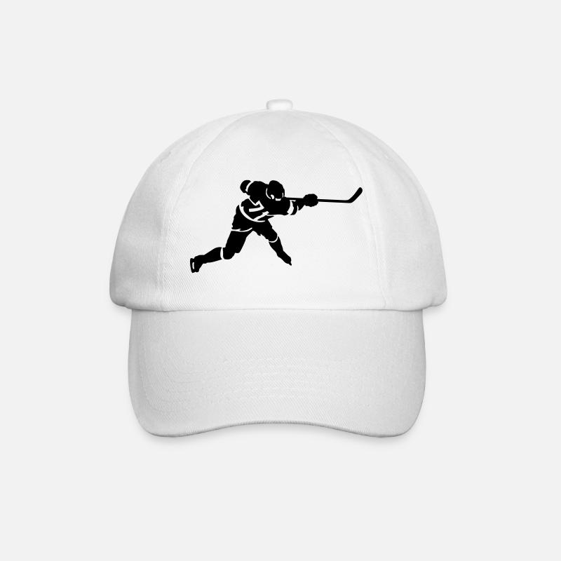 Eishockey - Baseballkappe - Weiß/Weiß