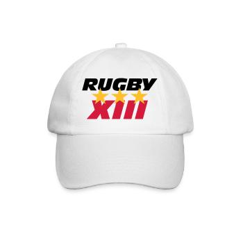 Rugby XIII - Baseball Cap - white/white - Front