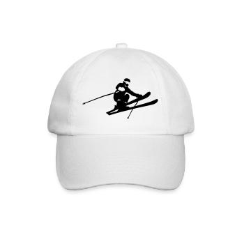 saut à ski - Casquette classique - blanc/blanc - Devant