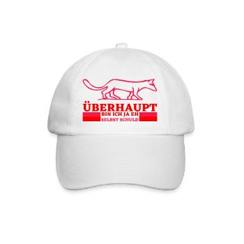 Ich bin immer Schuld - Baseballkappe - Weiß/Weiß - Vorne