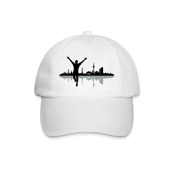 Berlin Jogger - Baseballkappe - Weiß/Weiß - Vorne