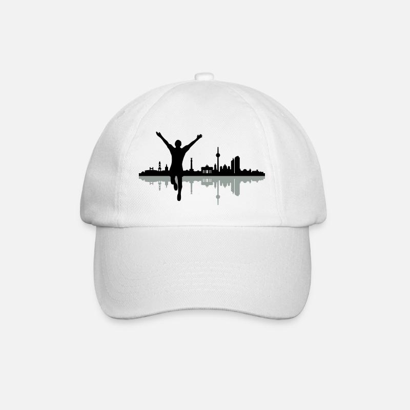 Berlin Jogger - Baseballkappe - Weiß/Weiß