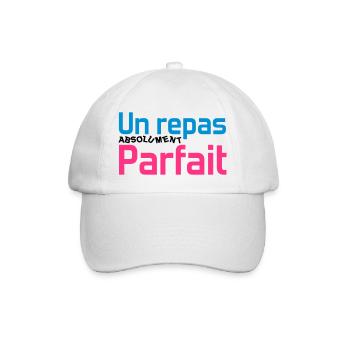 Un repas absolument parfait - Casquette classique - blanc/blanc - Devant