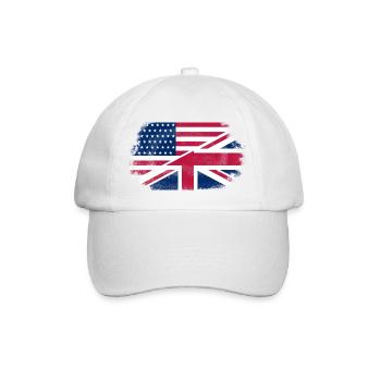 USA - Union Jack Flag - Casquette classique - blanc/blanc - Devant