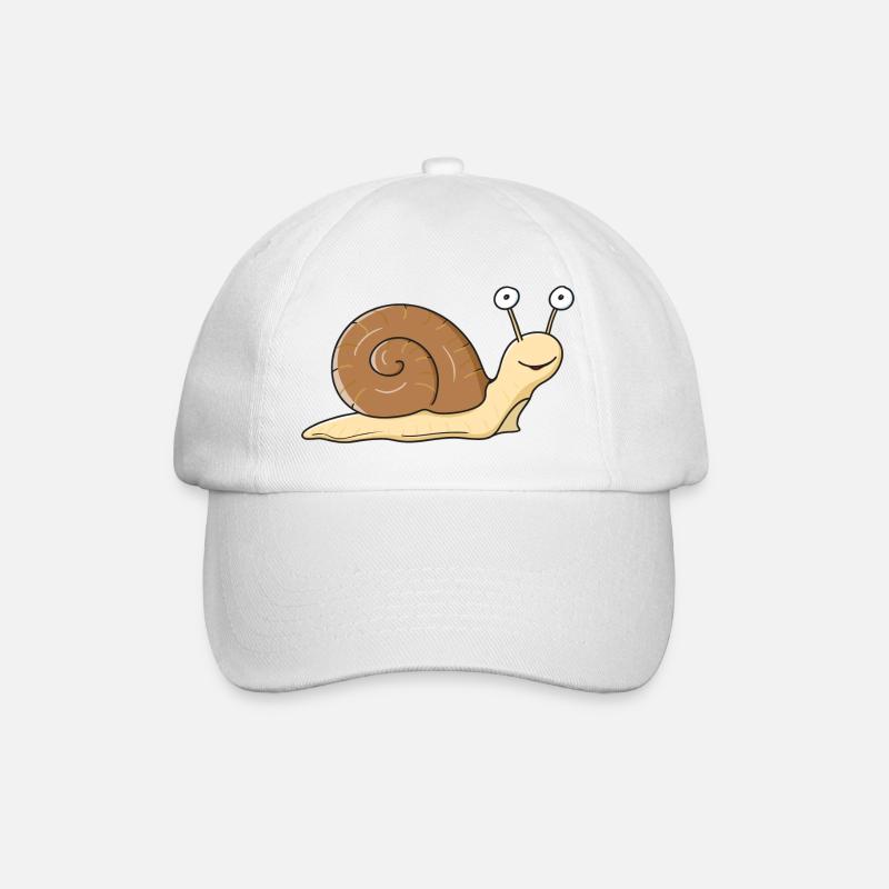 Doux escargot - Casquette classique - blanc/blanc