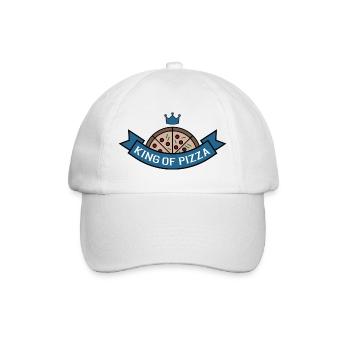 Pizza - Baseball Cap - white/white - Front