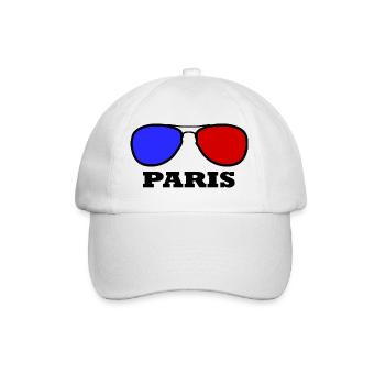 Paris - Casquette classique - blanc/blanc - Devant
