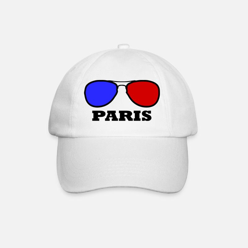 Paris - Casquette classique - blanc/blanc