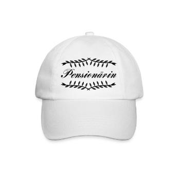 Pensionärin - Baseballkappe - Weiß/Weiß - Vorne