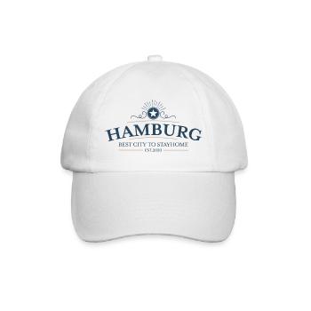 Hamburg - Baseball Cap - white/white - Front