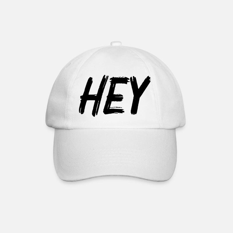 Hé, - Casquette classique - blanc/blanc