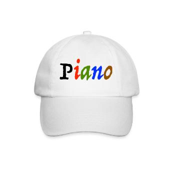 piano - Casquette classique - blanc/blanc - Devant