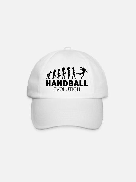HANDBALL ÉVOLUTION FEMME - Casquette classique - blanc/blanc