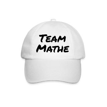 Équipe de maths - Casquette classique - blanc/blanc - Devant