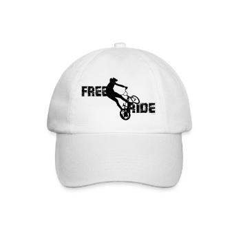 Free Ride Bike - Baseball Cap - white/white - Front