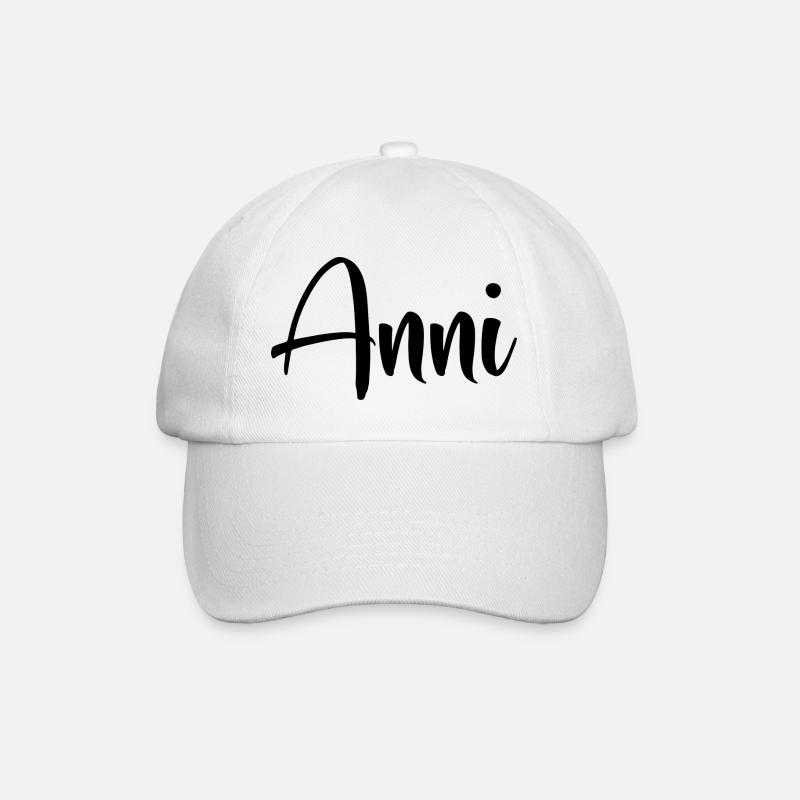 Anni - Baseballkappe - Weiß/Weiß
