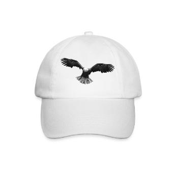 eagle - Baseball Cap - white/white - Front