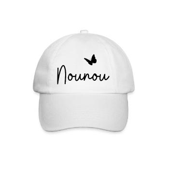 nounou - Casquette classique - blanc/blanc - Devant