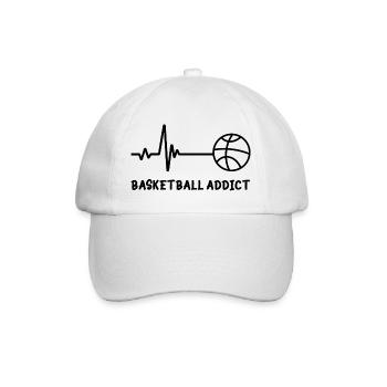 Basketball addict - Casquette classique - blanc/blanc - Devant