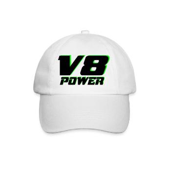 V8 - Casquette classique - blanc/blanc - Devant