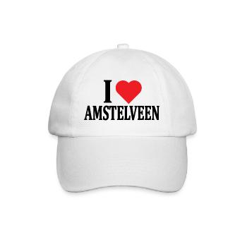 I love Amstelveen t-shirt Nederland gift idea - Baseball Cap - white/white - Front