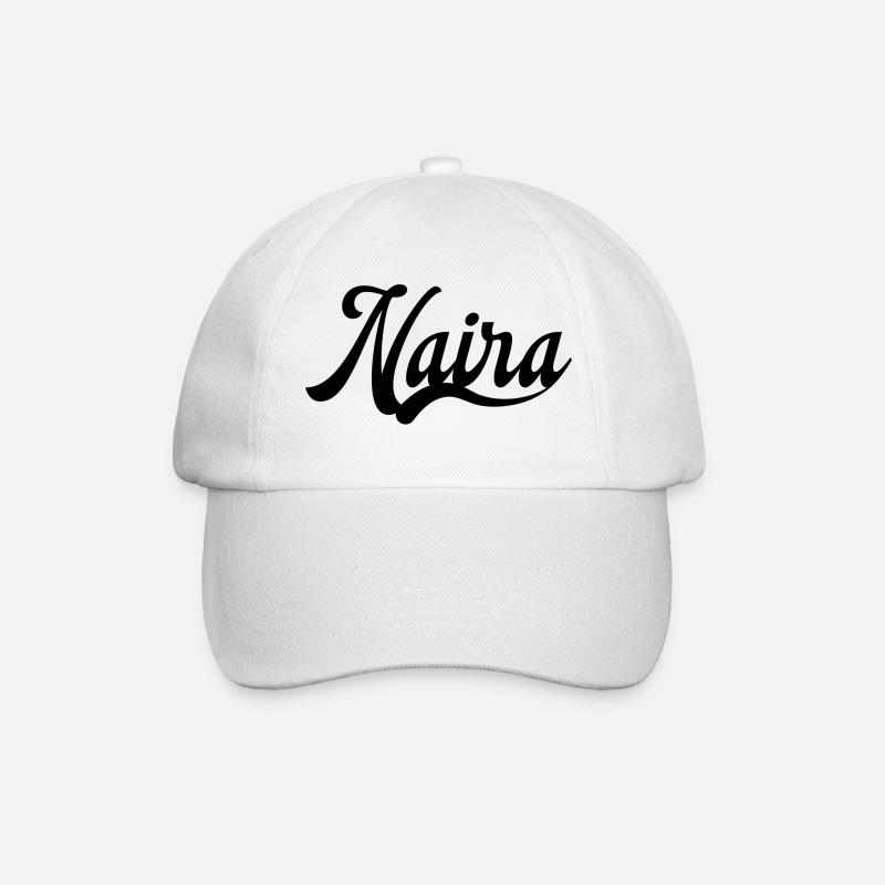 Naira - Baseballkappe - Weiß/Weiß