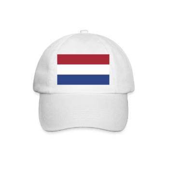 Drapeau des Pays-Bas - Casquette classique - blanc/blanc - Devant