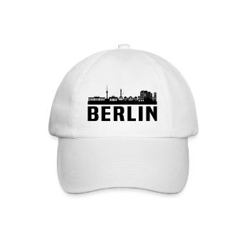 Berlin skyline berlin - Baseball Cap - white/white - Front