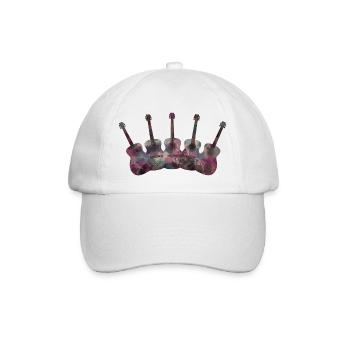 Guitars - Baseball Cap - white/white - Front
