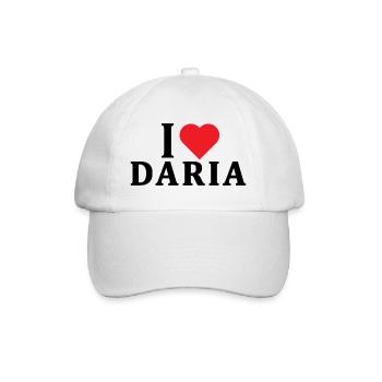 T-shirt J’adore Daria t-shirt idée cadeau - Casquette classique - blanc/blanc - Devant