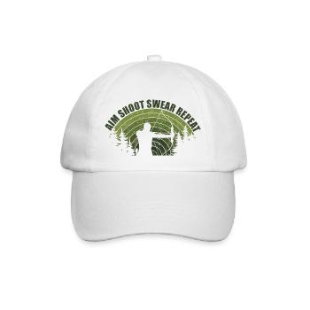 Fun archery archer archery bow hunting arrow - Baseball Cap - white/white - Front
