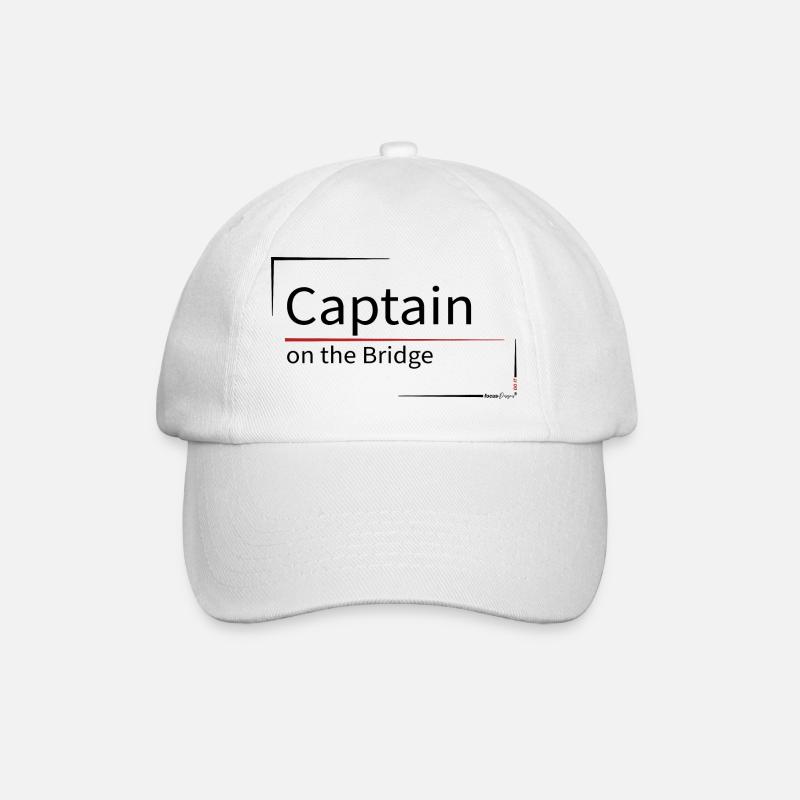Capitaine sur le pont - Casquette classique - blanc/blanc