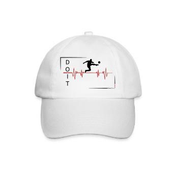 Fußballer - Puls - Baseballkappe - Weiß/Weiß - Vorne