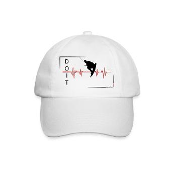 Wakeboarder pulse - Baseball Cap - white/white - Front