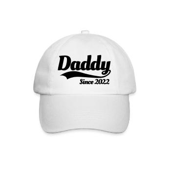 Father pregnancy pregnant Daddy since 2022 - Baseball Cap - white/white - Front
