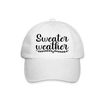 Météo des pulls - Casquette classique - blanc/blanc - Devant