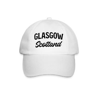 Glasgow Scotland - Baseball Cap - white/white - Front