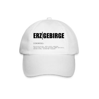 Erzgebirge Synonym - Baseballkappe - Weiß/Weiß - Vorne