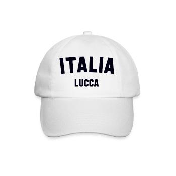 LUCCA Italia Italien Italy - Baseballkappe - Weiß/Weiß - Vorne