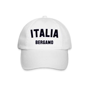 BERGAMO Italia Italien Italy - Baseballkappe - Weiß/Weiß - Vorne
