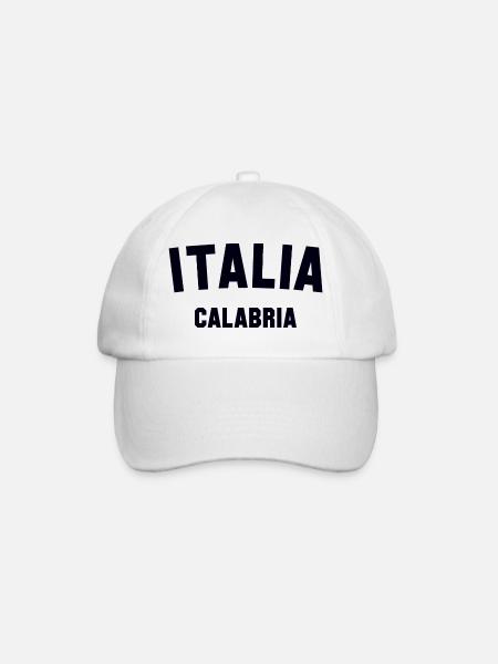CALABRIA, Calabre, Italie, Italie, Italie - Casquette classique - blanc/blanc