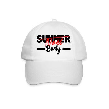 noel body - humour noël - Casquette classique - blanc/blanc - Devant