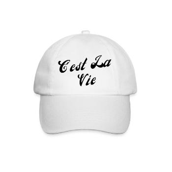 C'est la vie - Casquette classique - blanc/blanc - Devant