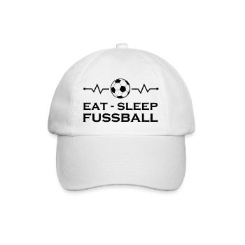 Fußball Soccer - Baseballkappe - Weiß/Weiß - Vorne