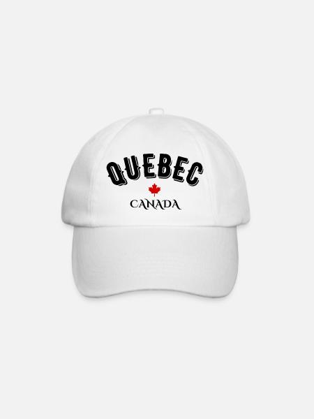 Quebec canada - Casquette classique - blanc/blanc