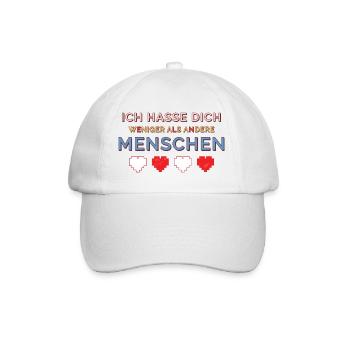 Valentinstag Jahrestag Hochzeitstag Humor lustig - Baseballkappe - Weiß/Weiß - Vorne