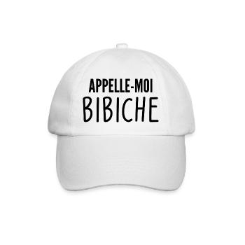appelle-moi bibiche - Casquette classique - blanc/blanc - Devant