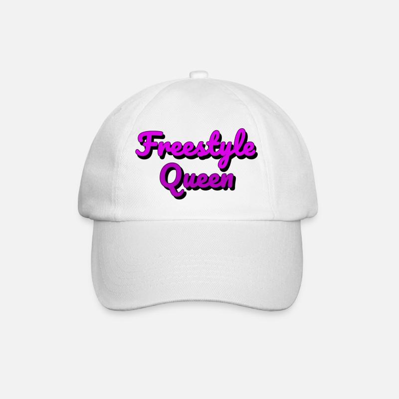 Freestyle Queen - Baseballkappe - Weiß/Weiß
