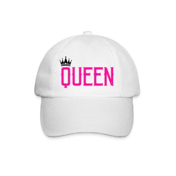 queen - Baseballkappe - Weiß/Weiß - Vorne