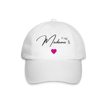 Call me madame - Casquette classique - blanc/blanc - Devant